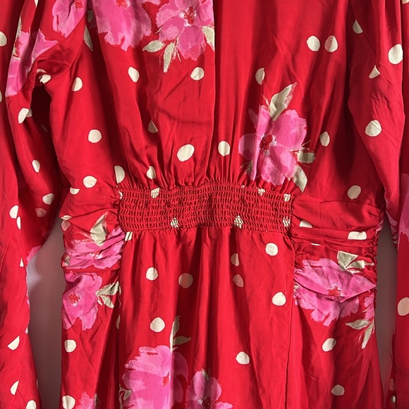 Free People women’s date night mini dress in strawberry - Picture 9 of 10